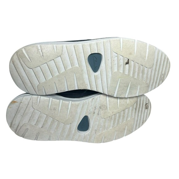 Clarks Men's Brahnz‎ Low Oxford Size 10.5M Navy Nubuck OrthoLite footbed Leather - Picture 7 of 8